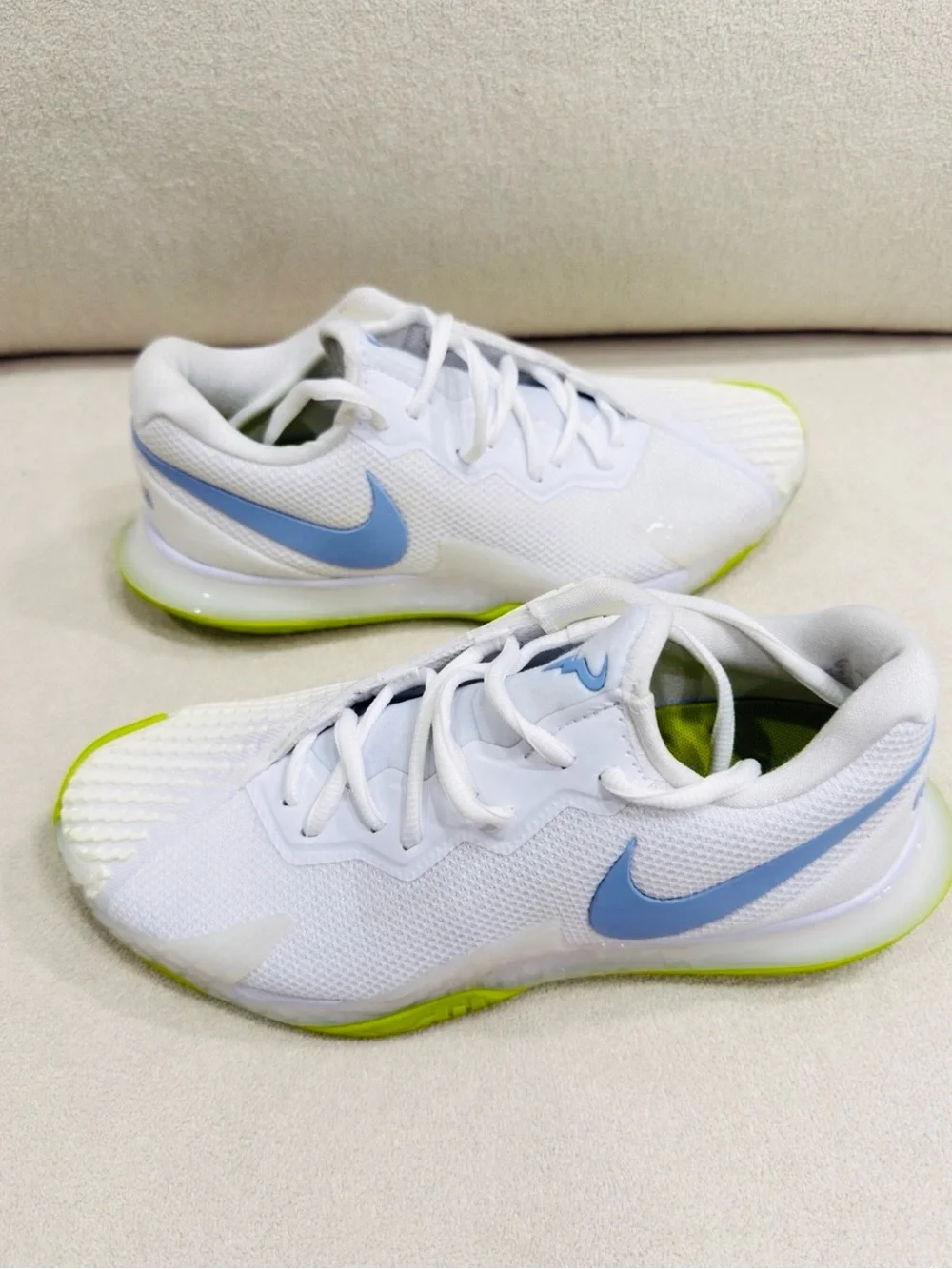 Nike Air Zoom Vapor Pro Rafa Tennis Shoes White Volt